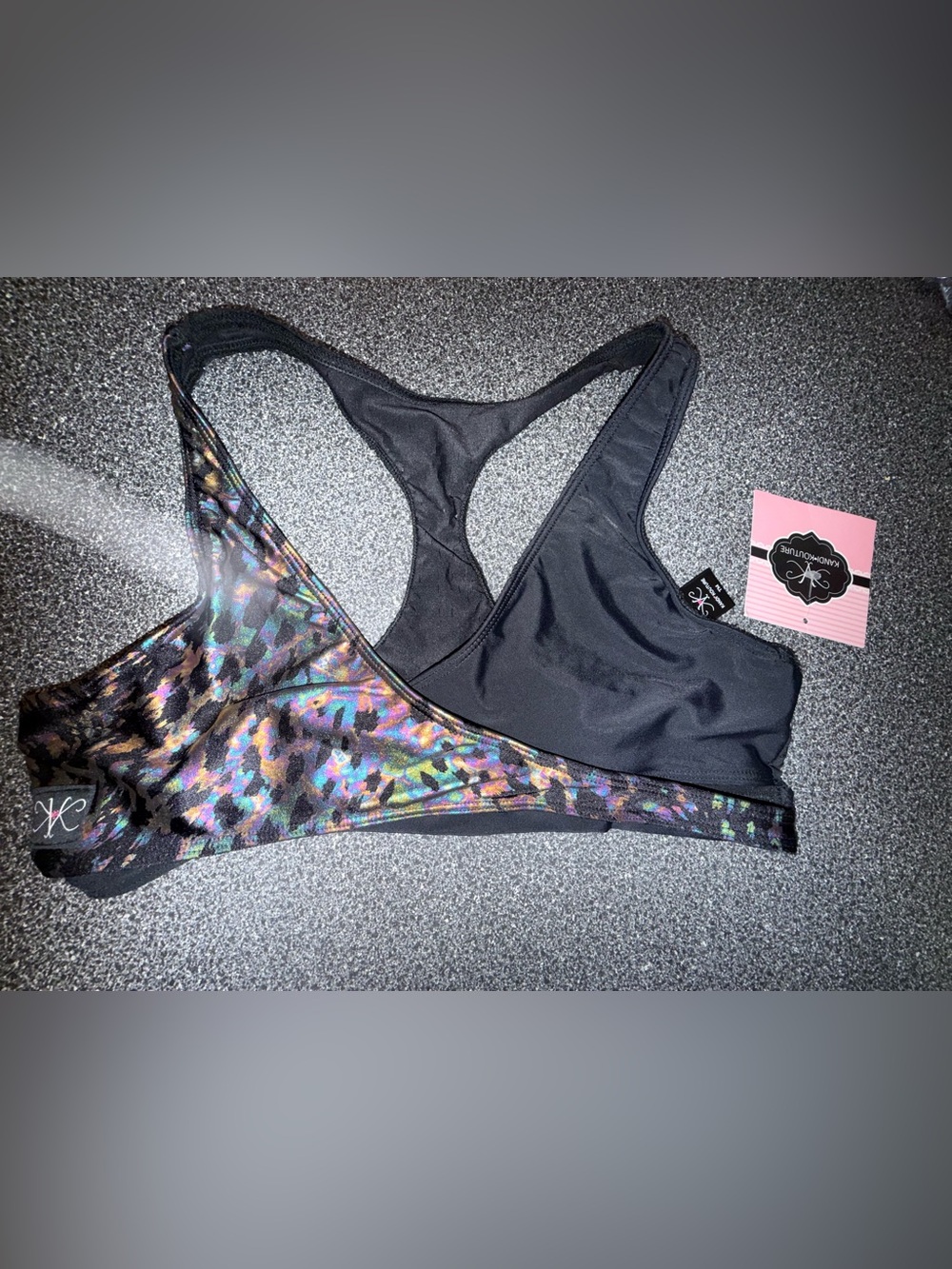 Kandi Kouture NWT! Dance Bra Top Size Adult Teen Medium